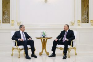 Aliyev, Rus Dışişleri Bakanını kabul etti