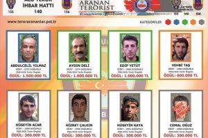 4 milyon lira &ouml;d&uuml;ll&uuml; 'ter&ouml;rist listesi'