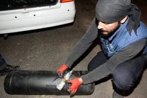 Otomobilin lpg tankından 30 kilo esrar &ccedil;ıktı