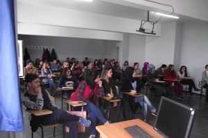 Bursa'da mezun olduğu okulda konferans verdi