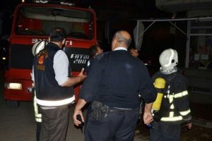 &Ouml;ğrencilerin kaldığı binada &ccedil;ıkan yangın korkuttu
