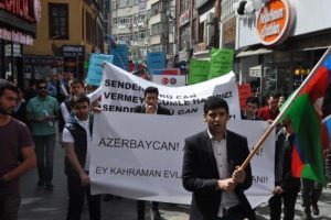 Trabzon'da Ermenistan'a tepki eylemi