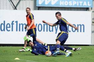 RvP takımla &ccedil;alıştı