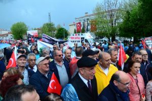 ''Ergene'de yalana, talana son" mitingi