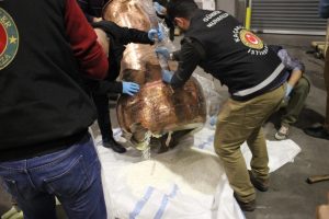 Dev ibrikten 7 milyon liralık uyuşturucu hap &ccedil;ıktı