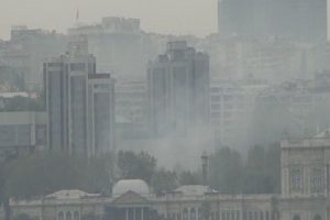 Beşiktaş &uuml;zerinde sis bulutu