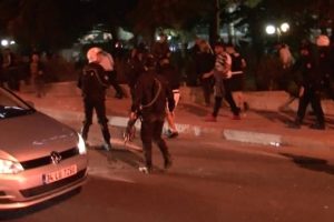 'Beleştepe'deki taraftarlara polis m&uuml;dahalesi