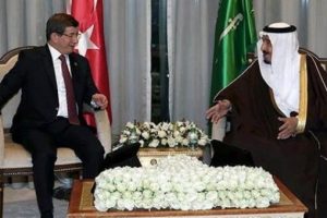 Başbakan Davutoğlu, Kral Selman ile g&ouml;r&uuml;şt&uuml;