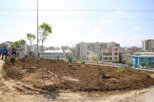 Bursa Nil&uuml;fer'de yeşil alanlar &ccedil;oğalıyor