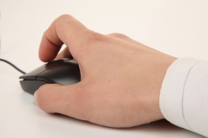 Mouse parmağın dokusunu bozuyor