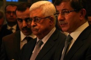 Davutoğlu Mahmud Abbas'la g&ouml;r&uuml;şt&uuml;