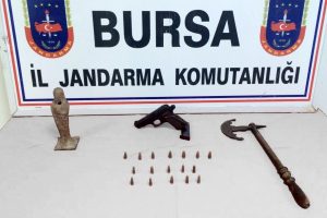 Bursa'da tarihi eser operasyonu