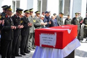 Kore gazisi son yolculuğuna uğurlandı