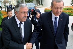 Erdoğan, Akıncı ile g&ouml;r&uuml;şt&uuml;