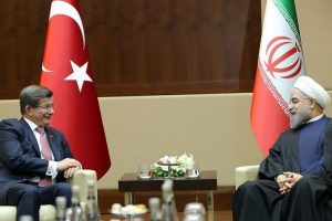Başbakan Davutoğlu ile İran Cumhurbaşkanı Ruhani g&ouml;r&uuml;şt&uuml;