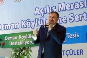 Bakan Eroğlu: "Su akıyor biz yapıyoruz"