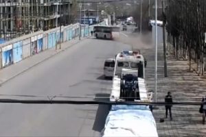 Otob&uuml;s dehşet sa&ccedil;tı