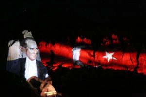 Kapadokya'da tarih, ses ve ışık g&ouml;sterisinde buluştu
