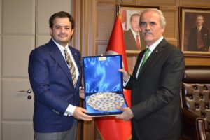 T&Uuml;GİAD'dan Recep Altepe'ye nezaket ziyareti