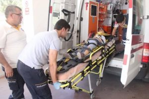 Şanlıurfa'da midib&uuml;s&uuml;n &ccedil;arptığı &ccedil;ocuk ağır yaralandı