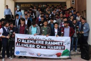 Sivas'ta 'Kutlu Doğum' g&uuml;l&uuml; dağıtıldı