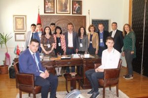 Romanya heyeti Bursa Yenişehir'de