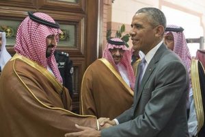 Kral Selman Obama ile bir araya geldi