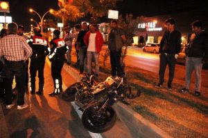 Yeni aldığı motosikleti sonu oldu
