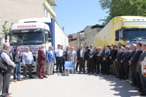 Bursa G&uuml;rsu'dan Bayırbucak'a yardım TIR'ı