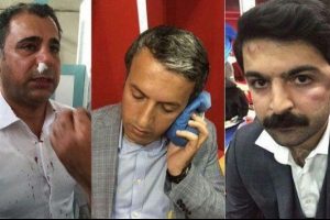 Amedspor y&ouml;neticilerini hastanelik ettiler