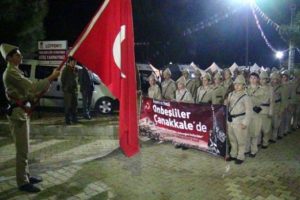 &Ccedil;anakkale Kara Savaşlarının 101. yılı i&ccedil;in t&ouml;renler d&uuml;zenlendi