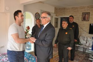 Bursa'da kahraman teğmene ziyaret