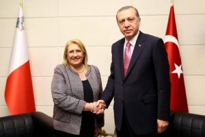 Erdoğan, Malta Cumhurbaşkanı ile g&ouml;r&uuml;şt&uuml;
