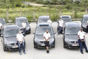 DA&Ccedil;KA basketbolcularına otomobilleri verildi