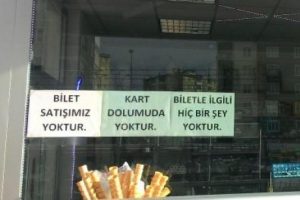 'Bilet var mı' sorusundan sıkılan esnaftan ilgin&ccedil; &ccedil;&ouml;z&uuml;m