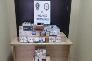Denizli'de sahte i&ccedil;ki ve ka&ccedil;ak sigaraya 9 g&ouml;zaltı