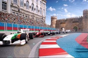 Bak&uuml; sokakları Formula 1'e hazırlanıyor