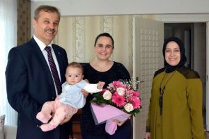 Bursa'da "Eyl&uuml;l bebek", sağlığına kavuştu