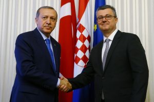 Erdoğan Hırvat Başbakan'la g&ouml;r&uuml;şt&uuml;