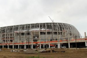 Samsunspor kafilesi yeni stadı gezdi