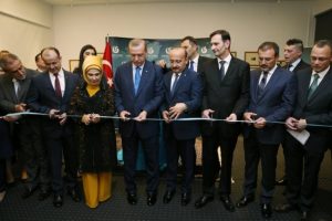 Cumhurbaşkanı Recep Tayip Erdoğan Yunus Emre T&uuml;rk K&uuml;lt&uuml;r Merkezi'ni a&ccedil;tı
