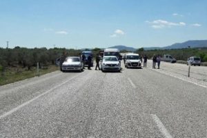 Soma'da yola tuzaklanan bomba patladı: 1 astsubay yaralı