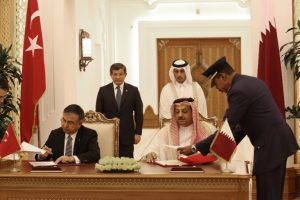 Doha'da askeri anlaşmaya imzalar atıldı