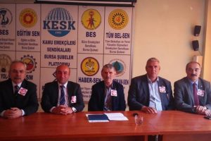 Emek ve meslek &ouml;rg&uuml;tlerinden Bursa'daki saldırıya lanet