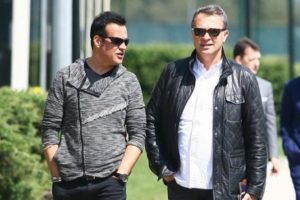 Hakan Peker de idmanı izledi
