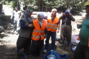 Bursa Keles'te orman seyreltme &ccedil;alışmaları