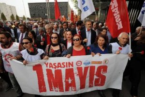 Kazancı Yokuşu'nda 1 Mayıs Anması