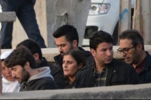 HDP'li milletvekili ter&ouml;rist cenazesinde