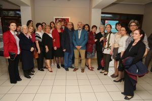 Resim At&ouml;lyesi kursiyerleri Nil&uuml;fer'de h&uuml;nerlerini sergiledi