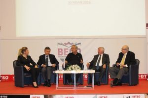 Bursa'nın d&uuml;n&uuml; ve bug&uuml;n&uuml; konuşuldu